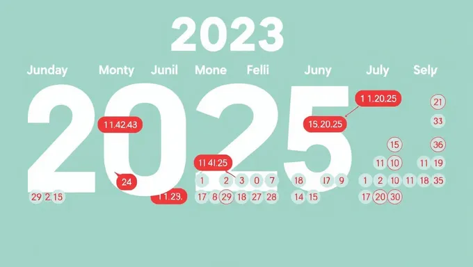 Calendario de fiestas de 2025 para EE