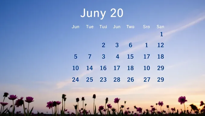 Calendario de junio-julio 2025: un mes a la vez