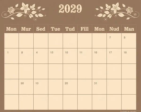 Calendario de uso personal en formato PNG sin costo