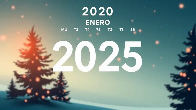 Calendario enero 2025 Resumen