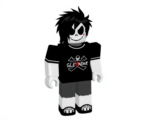 Camiseta de Slender Man en formato PNG para Roblox