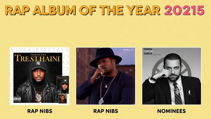 Candidatos al premio al mejor álbum de rap de 2025