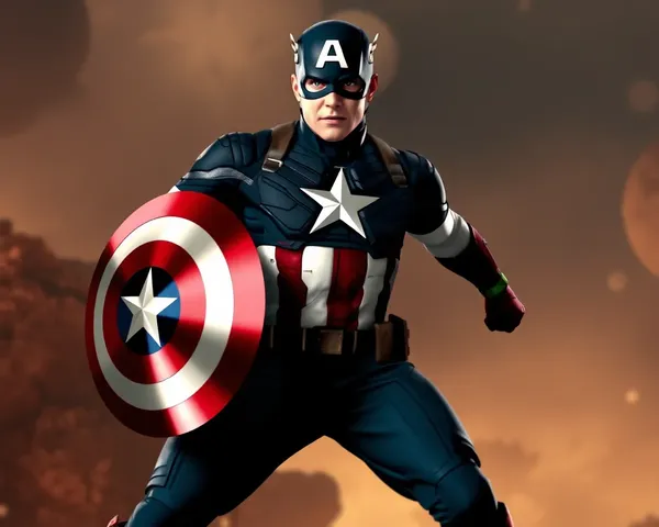 Captain America Imagen Png con Fondo Transparente