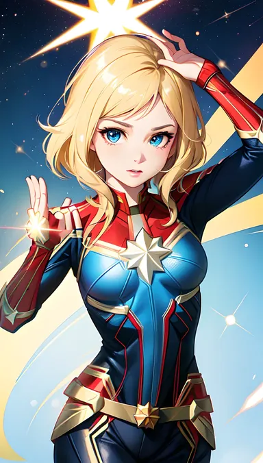 Captain Marvel's Hentai X-Rated Adventure Begins - La Aventura Hentai de Captain Marvel Comienza