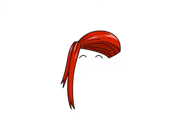 Caracter de cabello de personaje de cómic rojo PNG