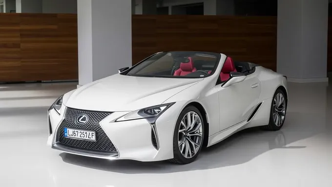 Características de lujo del Lexus LC 500