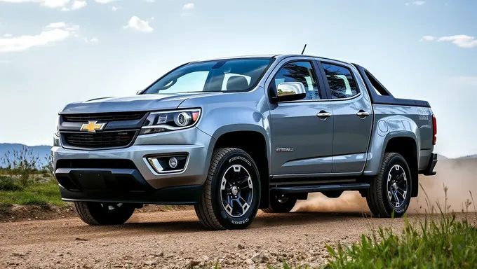 Características interiores detalladas del Chevrolet Colorado Trail 2025