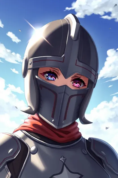 Casco Sallet Anime Apariencia de Chica