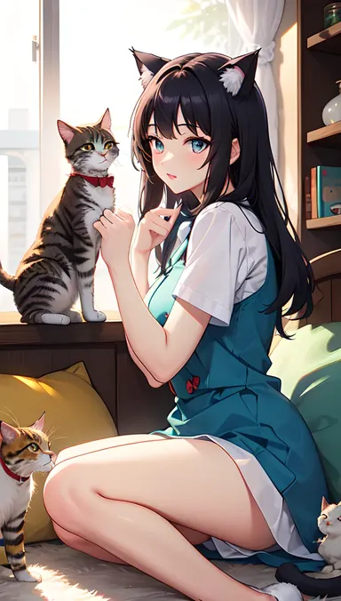 Cat Hentai: Feline Erotic Art - Hentai de Gato: Arte Erótico de Felino