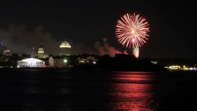 Celebración del Día de la Independencia en Rhode Island 2025 con Fuegos Artificiales