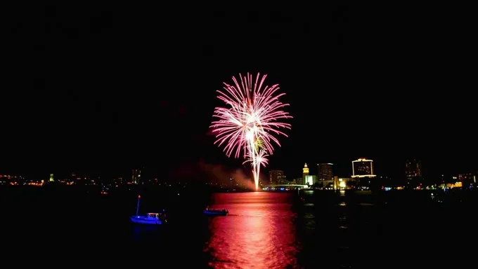 Celebración familiar de New Bedford 2025: Fuegos artificiales