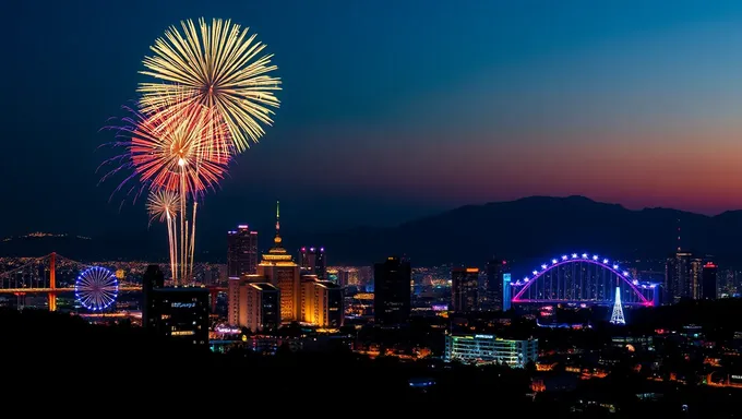 Celebrar el Año Nuevo en los fuegos artificiales de Cupertino 2025