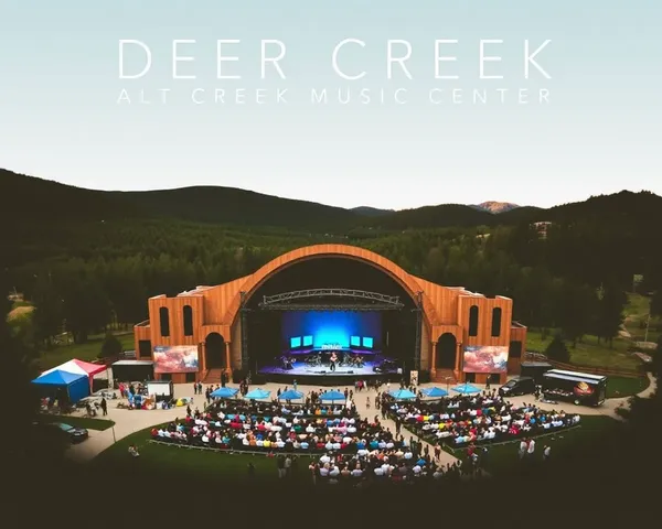 Centro de Música Deer Creek Logo Gráfico PNG