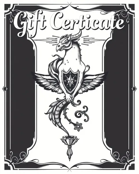 Certificado de regalo de tatuaje para toque personal