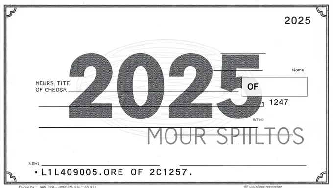 Cheques Personales Sin Dirección en 2025: Formato