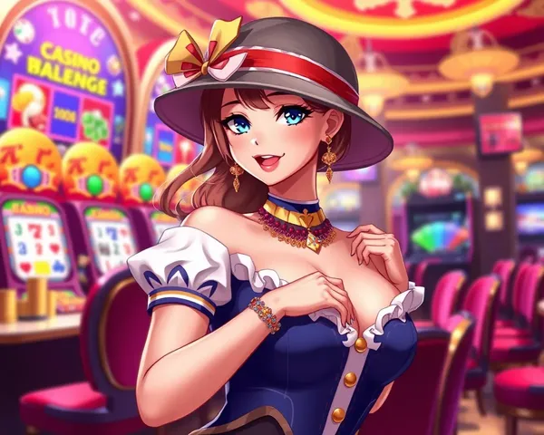 Chica de casino hermosa: Descarga del archivo PNG