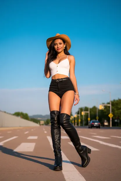 Chicas Calientes con Botas Altas: Botas para Chicas Calientes con Botas Altas