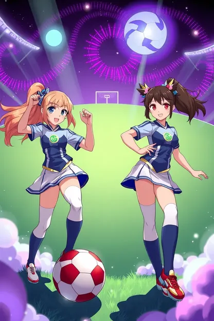 Chicas de Super Bola Disfrutan el Juego