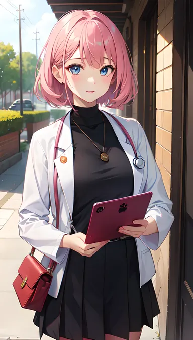 Chicas de secundaria visitan al doctor para una consulta de hentai