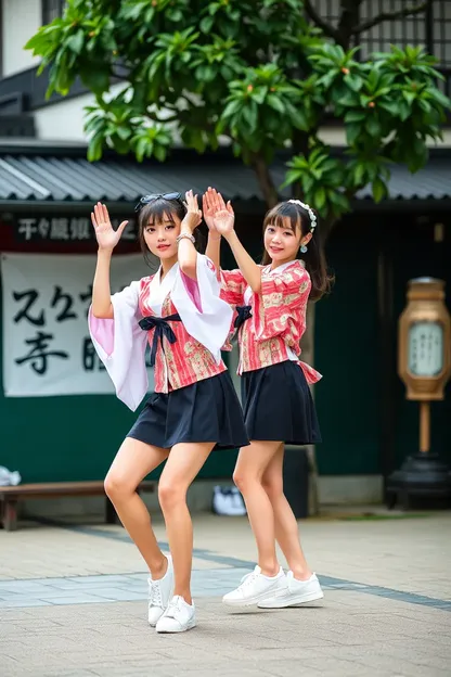 Chicas japonesas bailando desnudas en alta definición 4K