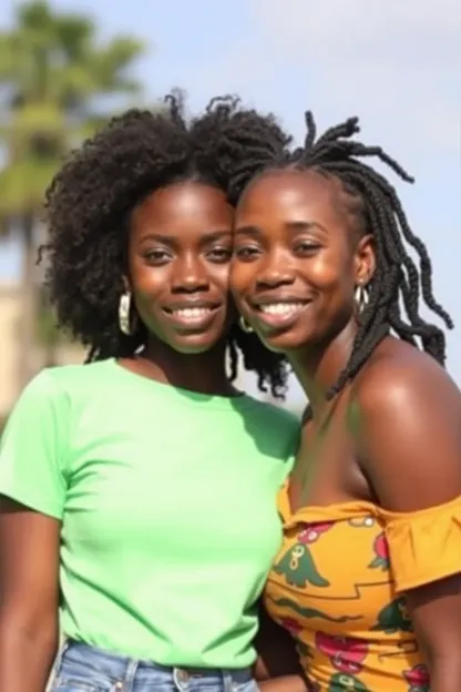 Chicas negras comparten momentos brillantes en el foro de Jodic