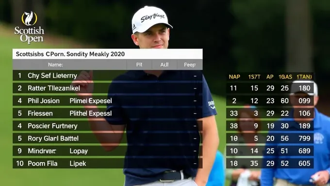 Clasificación del Abierto Escocés 2025 con Rory McIlroy