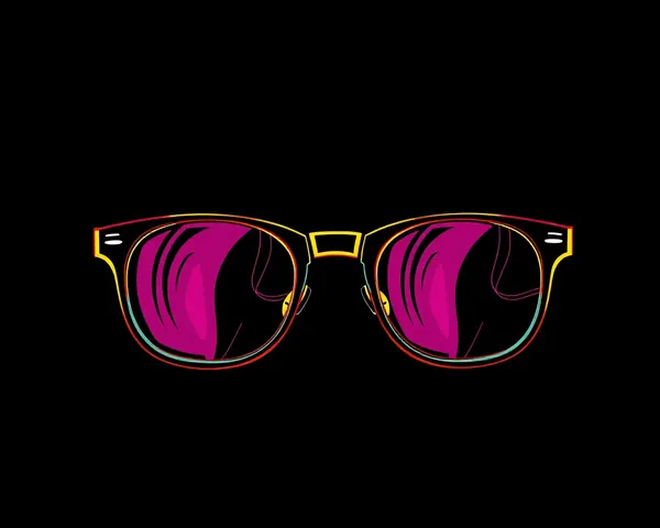 Clipart de gafas de nerd en formato PNG