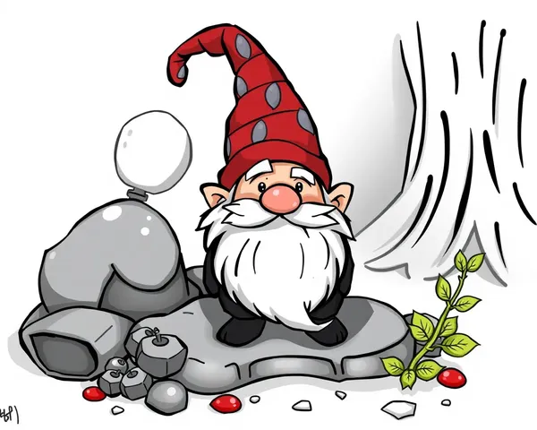 Clipart de gnomos del núcleo PNG JPG gráficos para diseñadores