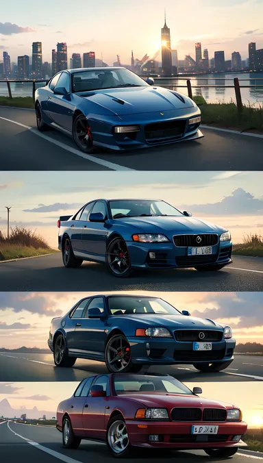 Coche Skyline R34: Diseño de Aerodinámica Avanzada