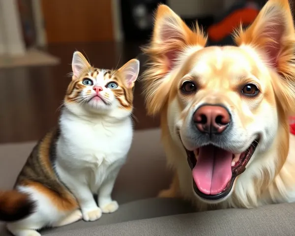 Colección Increíble de Imágenes Divertidas de Gatos y Perros