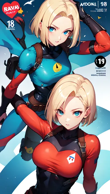 Colección de Cómics de Android 18 Hentai