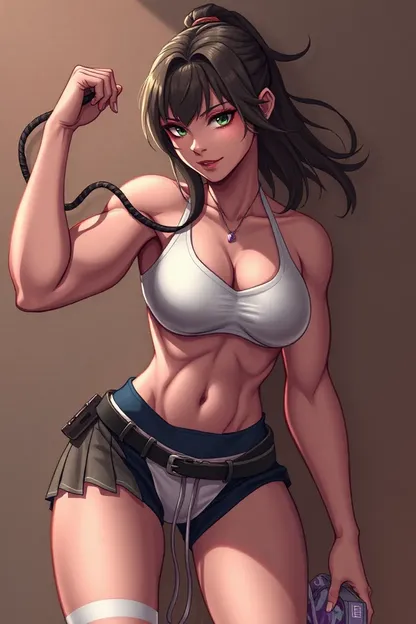 Colección de Ilustraciones de Anime de Estilo Hentai de Girl Muscle