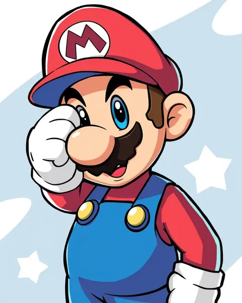 Colección de Imagenes de Cartones Coloridos de Mario