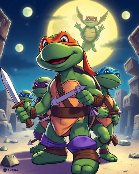 Colección de Imágenes de Cartones de Tmnt en Línea