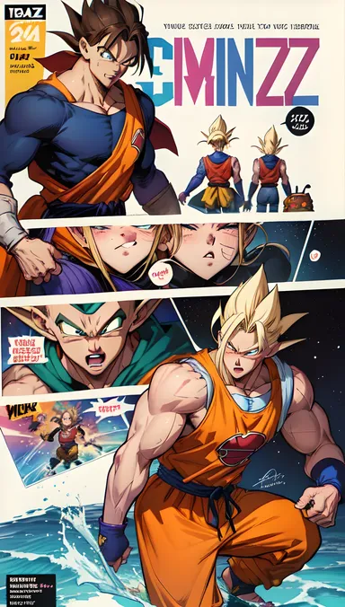 Colección de cómics de DBZ Hentai