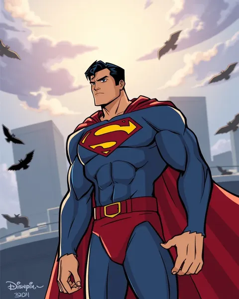 Colección de fotos de Superman en formato de dibujos animados para fans en todo el mundo