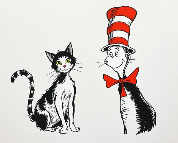 Colección de fotos de gato y sombrero