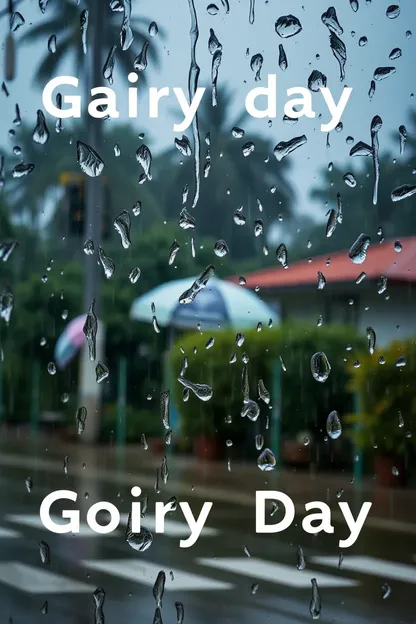 Colección de imágenes de buenos días para un día de lluvia