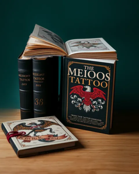 Colección de referencias de tatuajes y libros sobre tatuajes