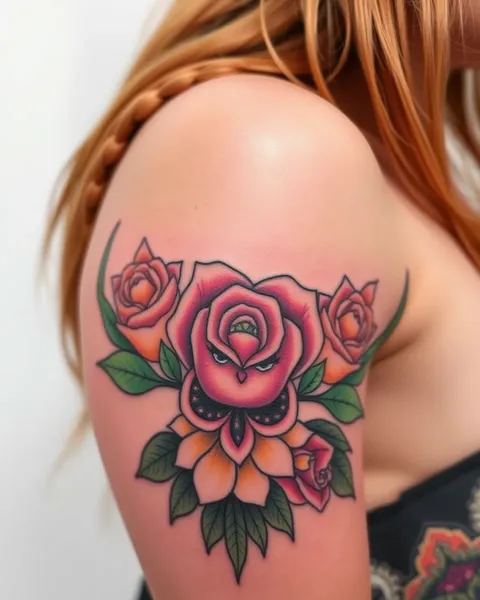 Combinaciones de colores significativas de tatuaje