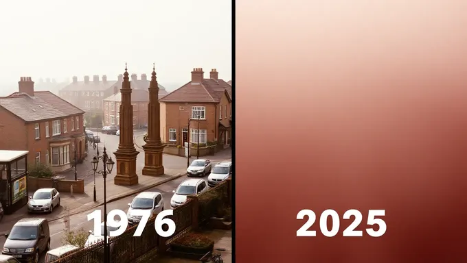 Comparación entre caloría de verano 1976 y 2025 del Reino Unido