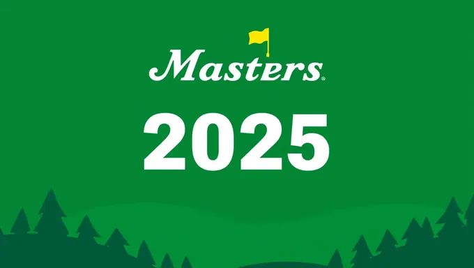 Compre Boletos para el Masters 2025 Hoy Únicamente en Línea