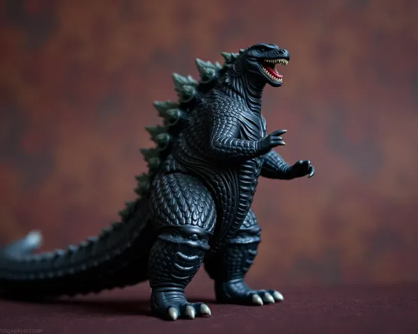 Concepto de diseño de juguete de Shin Godzilla en formato PNG creado