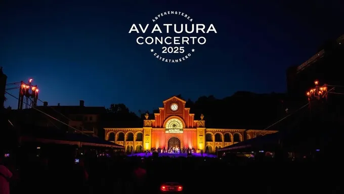 Concierto Aventura 2025: Conteo de la cuenta atrás