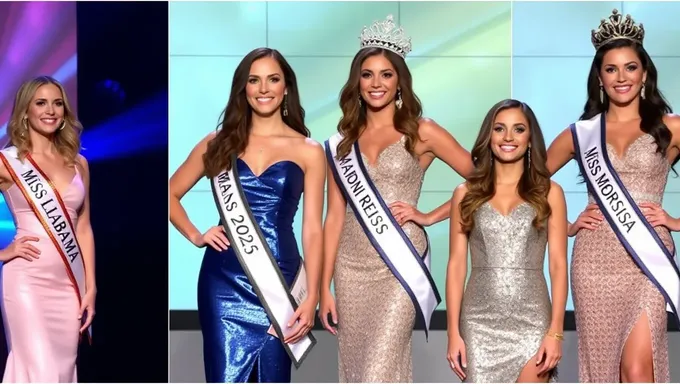 Concursantes de Miss Alabama 2025 compiten por la corona