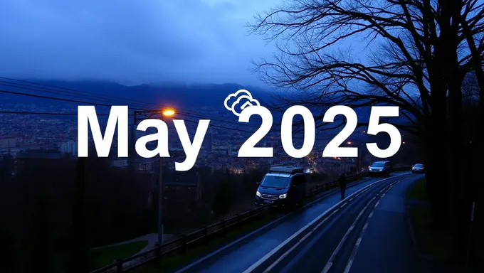 Condiciones meteorológicas de mayo de 2025 predichas