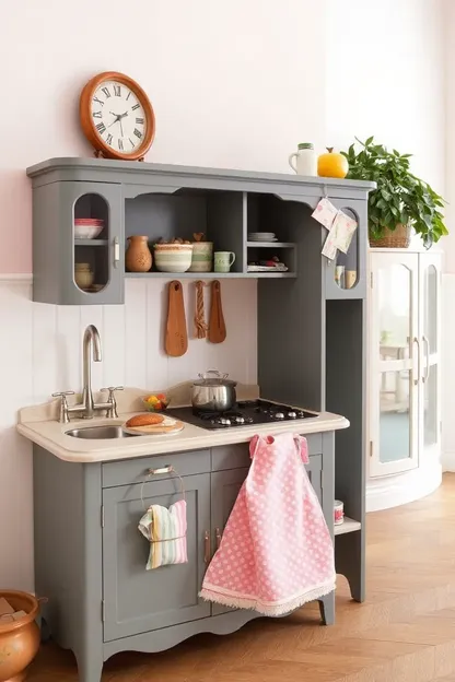 Conjunto de cocina de chicas con esenciales de cocina y pastelería