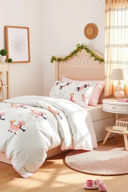 Conjunto de ropa de cama gemela para niñas suaves y acogedoras