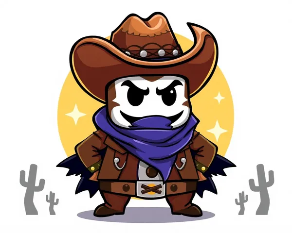 Cowboy Emoji Imagen de perfil de Discord PNG