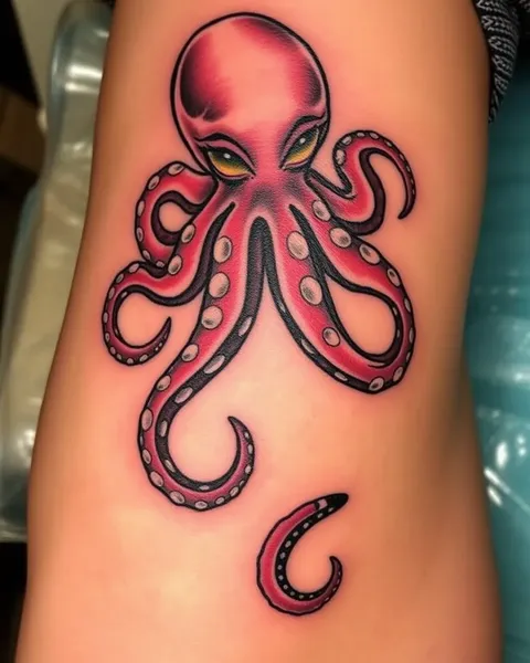 Creación de arte corporal inusual: Tatuaje de Pussy Tentacle